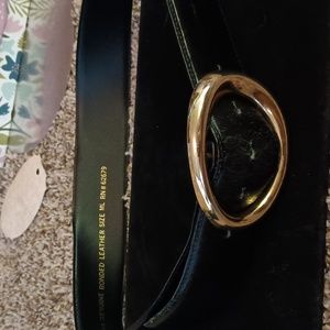 Thick bonded leather belt vintage size ml